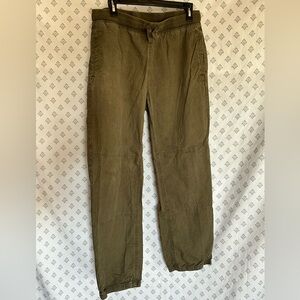 Land’s End Iron Knees Olive Green Casual Camp Pants